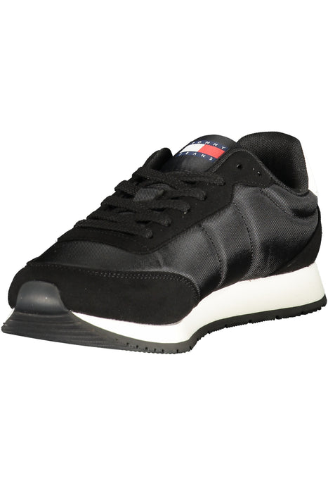 Tommy Hilfiger Mens Black Sports Shoes