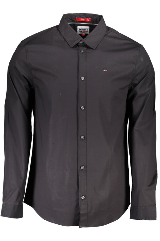 Tommy Hilfiger Mens Black Long Sleeve Shirt
