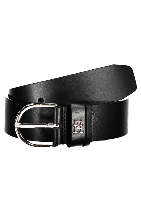 Tommy Hilfiger Womens Black Leather Belt