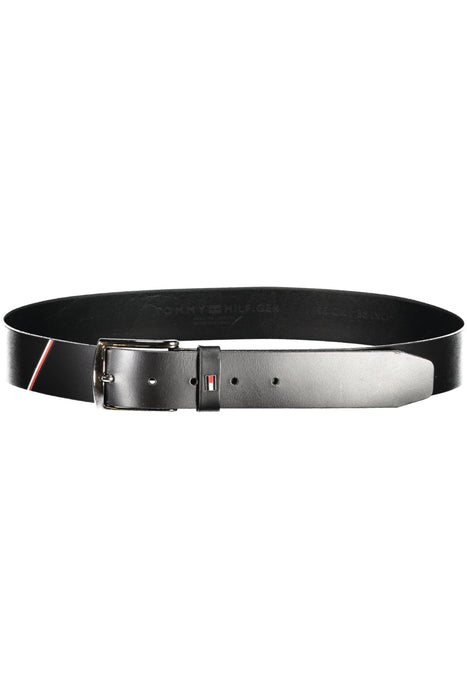 Tommy Hilfiger Mens Black Leather Belt