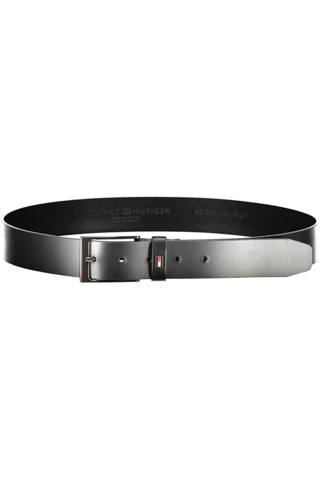 Tommy Hilfiger Mens Black Leather Belt