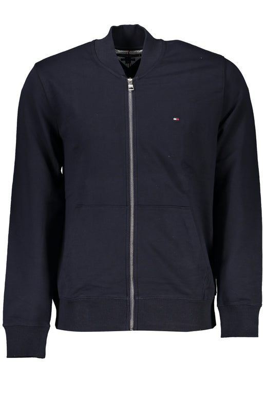 Tommy Hilfiger Mens Blue Zip Sweatshirt