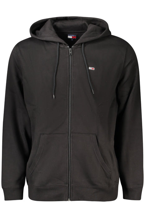 Tommy Hilfiger Mens Zip-Up Sweatshirt Black