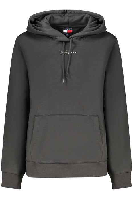 Tommy Hilfiger Womens Black Zip-Up Sweatshirt