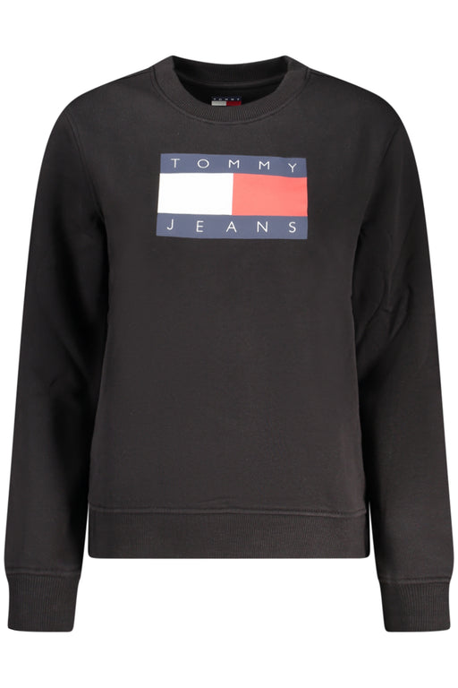 Tommy Hilfiger Womens Black Zip-Up Sweatshirt