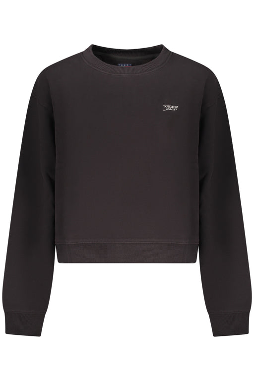 Tommy Hilfiger Womens Black Zip-Up Sweatshirt