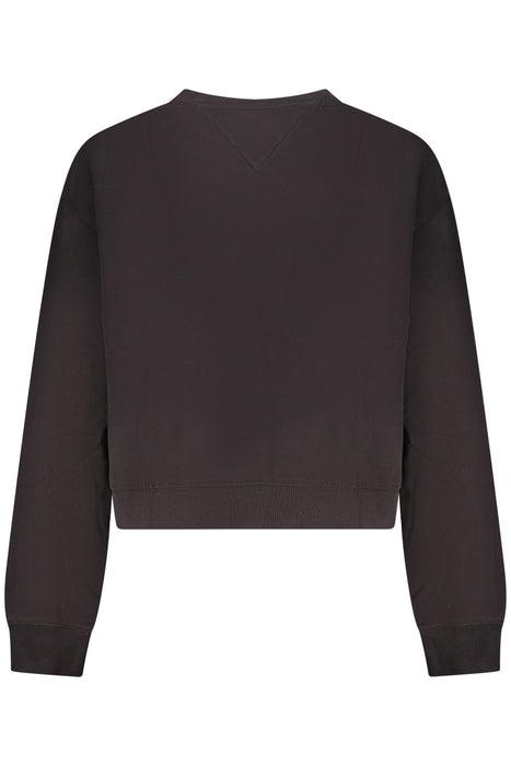 Tommy Hilfiger Womens Black Zip-Up Sweatshirt