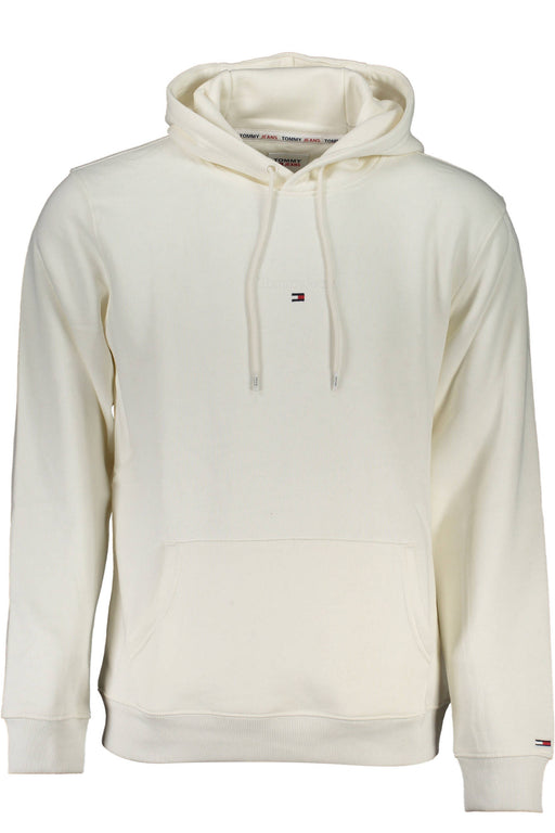 Tommy Hilfiger Mens White Zipless Sweatshirt