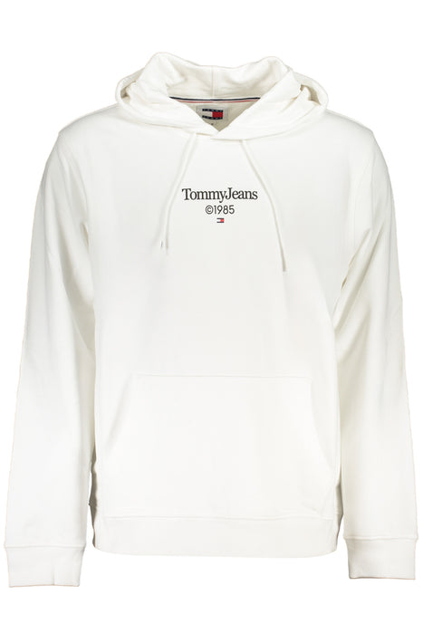 Tommy Hilfiger Mens White Zipless Sweatshirt