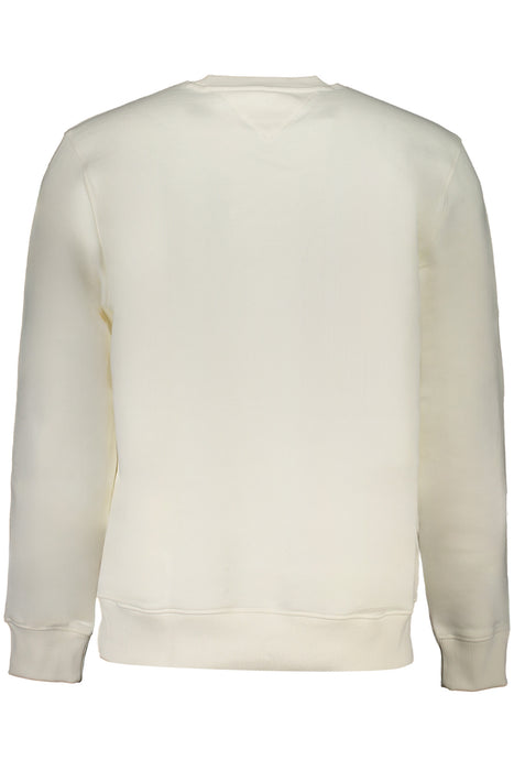 Tommy Hilfiger Mens White Zipless Sweatshirt