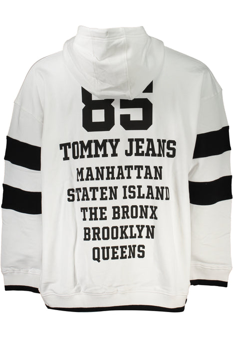 Tommy Hilfiger Mens White Zipless Sweatshirt