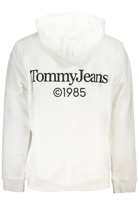 Tommy Hilfiger Mens White Zipless Sweatshirt