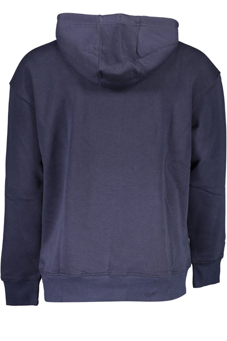 Tommy Hilfiger Man Blue Sweatshirt Without Zip