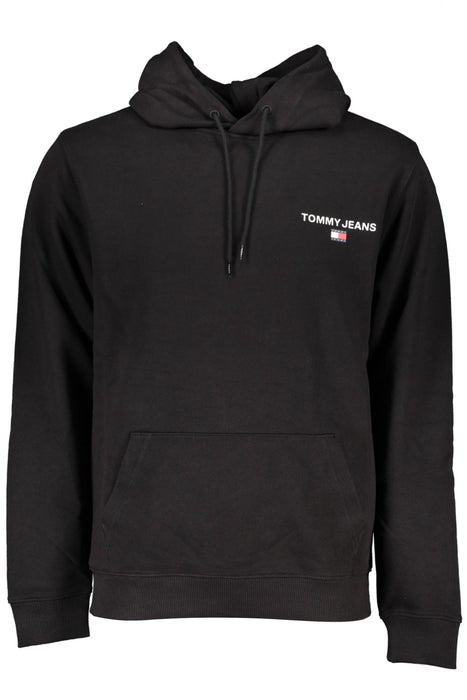 Tommy Hilfiger Mens Black Zipless Sweatshirt