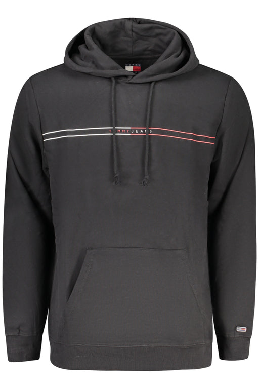Tommy Hilfiger Mens Black Zip-Up Sweatshirt