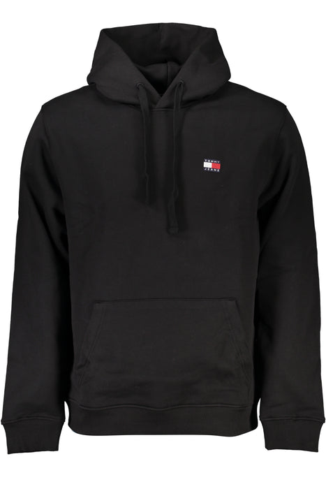 Tommy Hilfiger Mens Black Zipless Sweatshirt