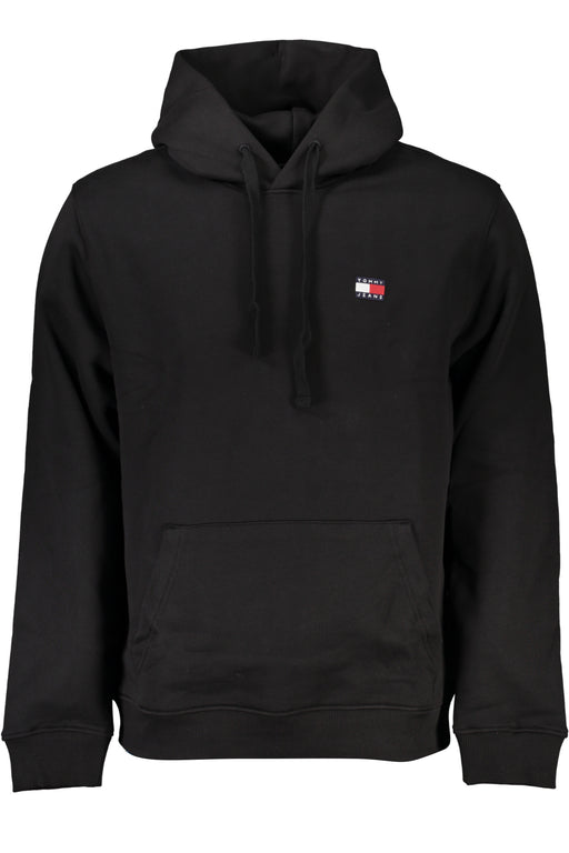 Tommy Hilfiger Mens Black Zipless Sweatshirt