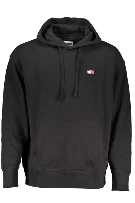 Tommy Hilfiger Mens Black Zipless Sweatshirt