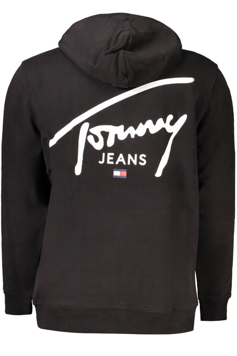 Tommy Hilfiger Mens Black Zip-Up Sweatshirt