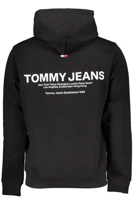 Tommy Hilfiger Mens Black Zipless Sweatshirt