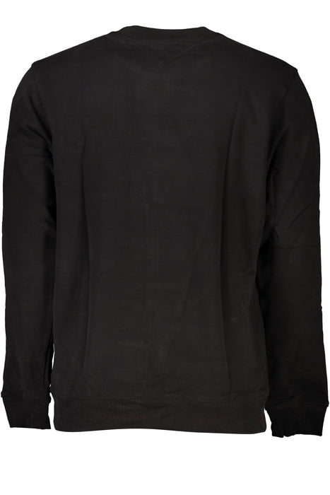 Tommy Hilfiger Mens Black Zipless Sweatshirt