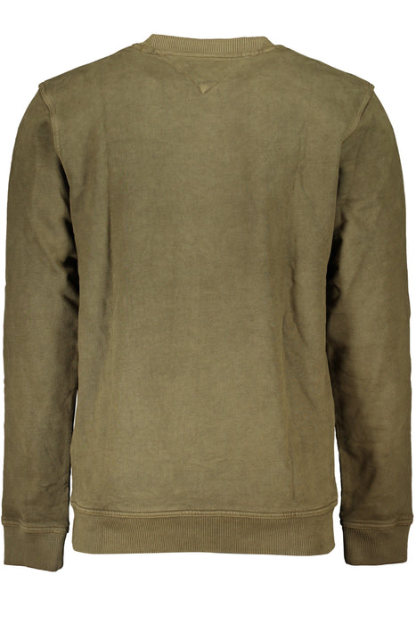 Tommy Hilfiger Mens Green Zipless Sweatshirt