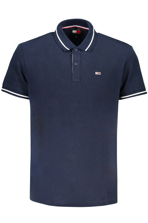 Tommy Hilfiger Mens Short Sleeved Polo Shirt Blue