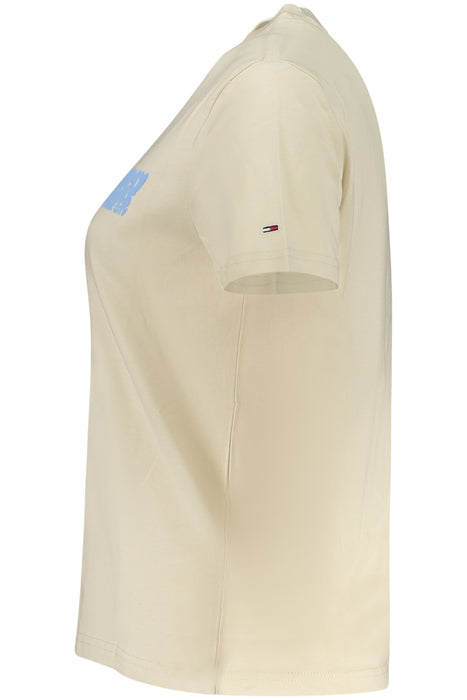 Tommy Hilfiger Short Sleeve T-Shirt Women Beige