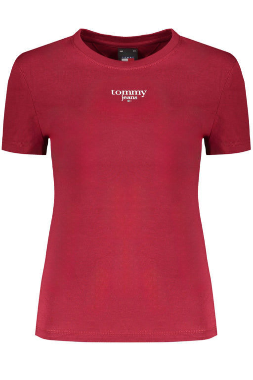 Tommy Hilfiger Womens Short Sleeve T-Shirt Red