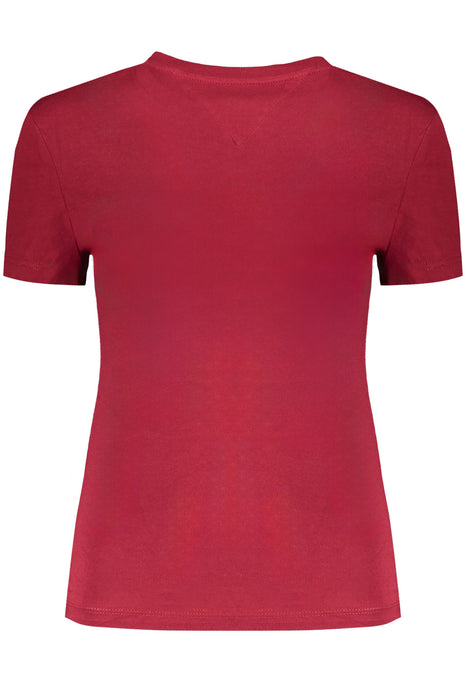 Tommy Hilfiger Womens Short Sleeve T-Shirt Red