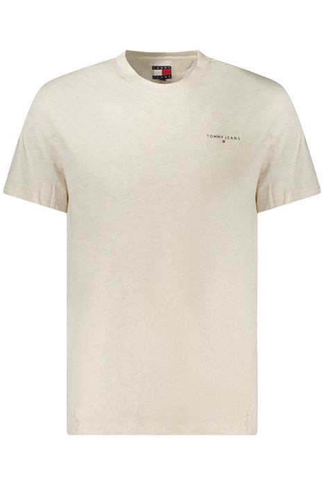 Tommy Hilfiger Mens Short-Sleeve T-Shirt Beige