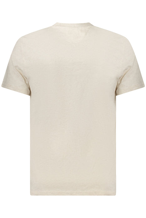 Tommy Hilfiger Mens Short-Sleeve T-Shirt Beige