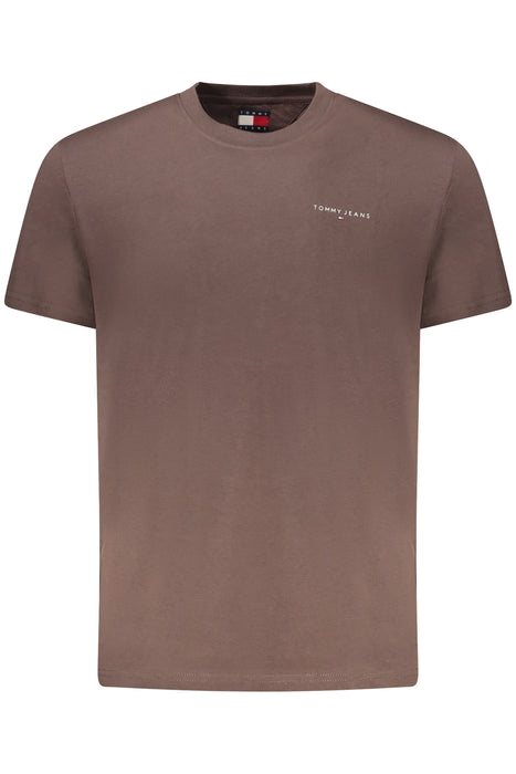 Tommy Hilfiger Mens Short-Sleeve T-Shirt Brown