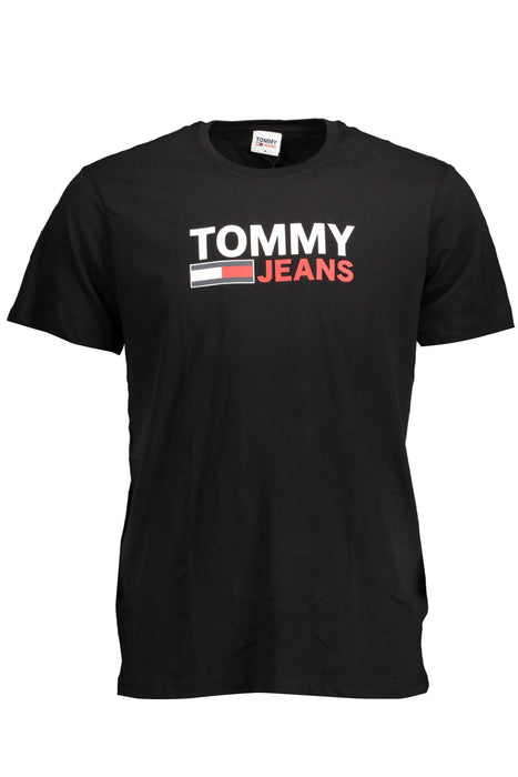 Tommy Hilfiger Mens Short Sleeve T-Shirt Black