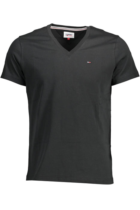 Tommy Hilfiger Mens Short Sleeve T-Shirt Black