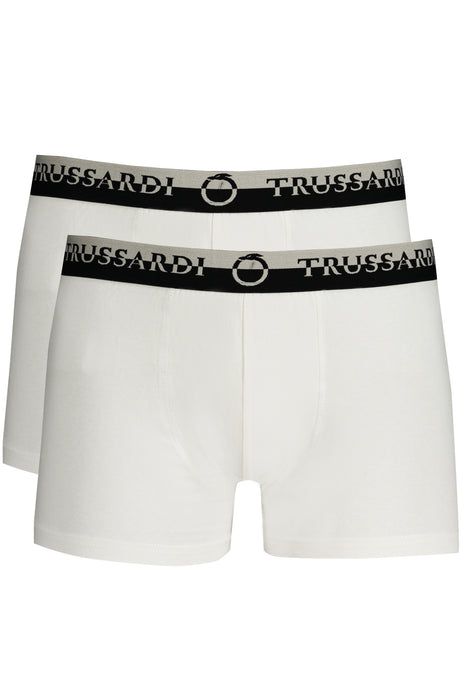 Trussardi Mens White Boxer