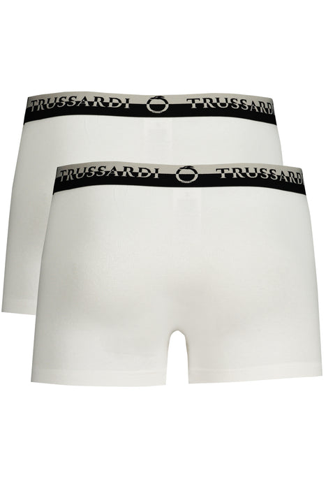 Trussardi Mens White Boxer