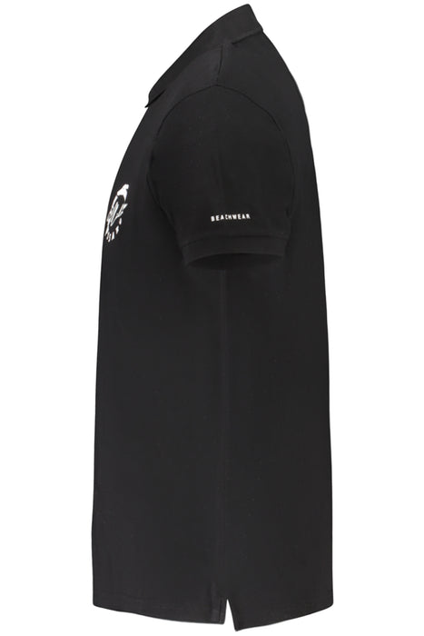 Trussardi Mens Short Sleeve Polo Black