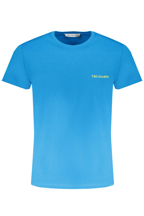 Trussardi Mens Short Sleeve T-Shirt Blue