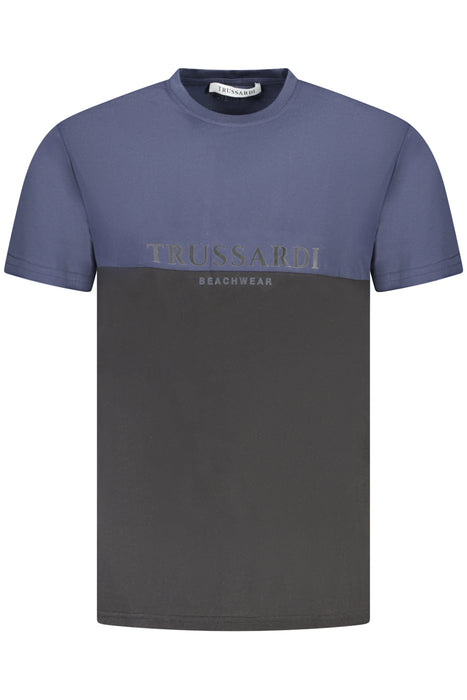 Trussardi Mens Short Sleeve T-Shirt Blue