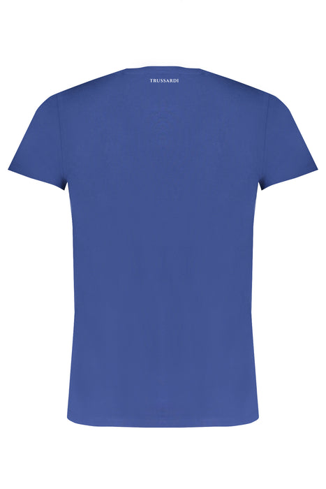 Trussardi Mens Short Sleeved T-Shirt Blue
