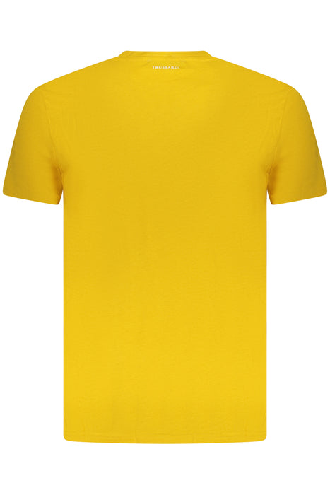 Trussardi Short Sleeve T-Shirt Men Yellow