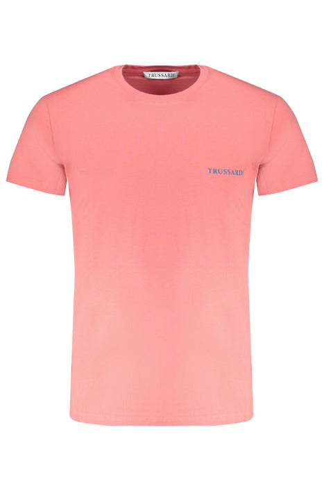 Trussardi Mens Short Sleeved T-Shirt Pink