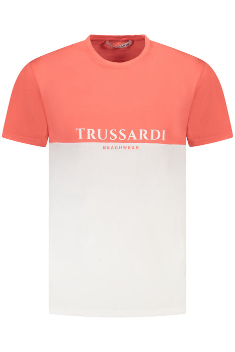 Trussardi Mens Short Sleeve T-Shirt Pink