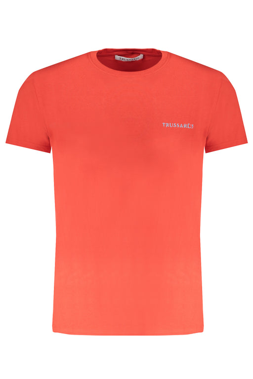 Trussardi Mens Short Sleeve T-Shirt Red