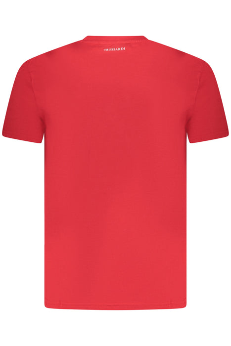 Trussardi Mens Short Sleeve T-Shirt Red