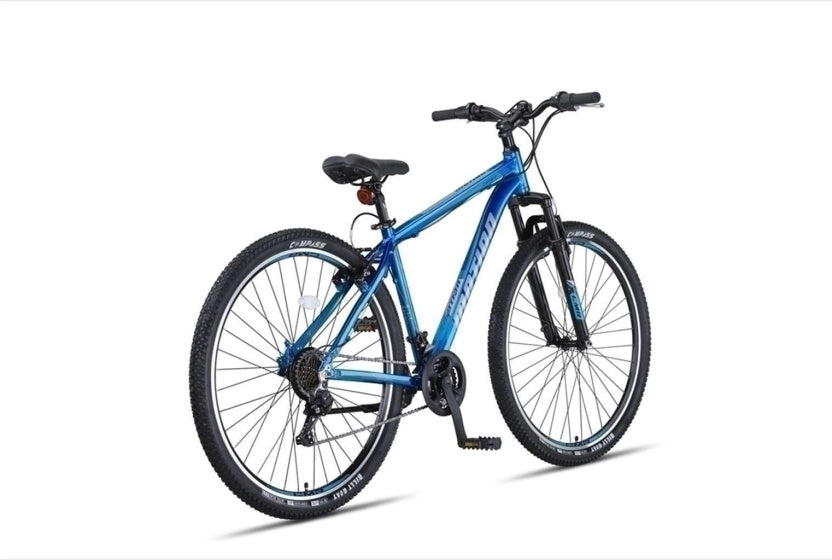 4 Motion MTB 29 Inch 46 cm Unisex 21SP Rim Brakes Blue/Black,