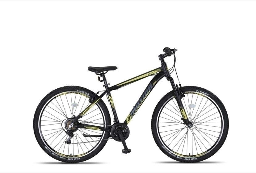 4 Motion MTB 29 Inch 46 cm Unisex 21SP Rim Brakes Black/Yellow, Online σε Προσφορά Outlet Καταστήματος με μεγάλη έκπτωση και στην καλύτερη τιμή