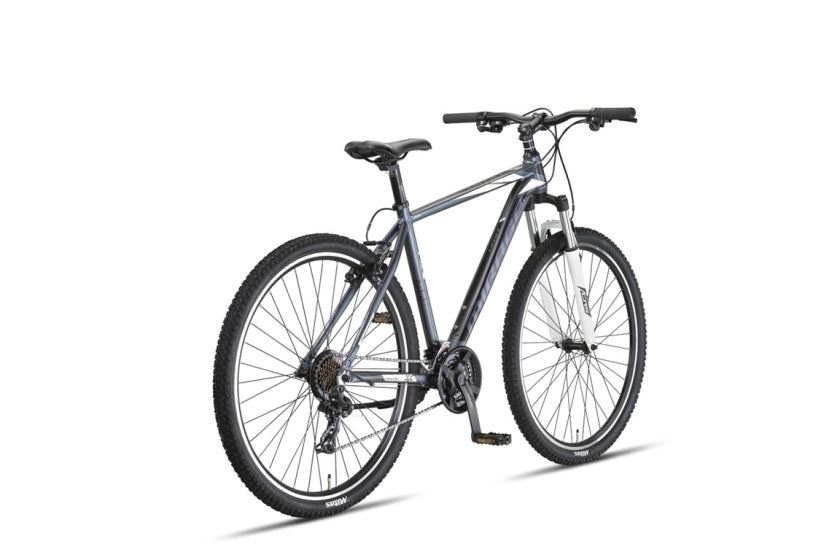 Mirage Oversized MTB 29 Inch 50 cm Unisex 21SP Rim Brakes Anthracite/White,