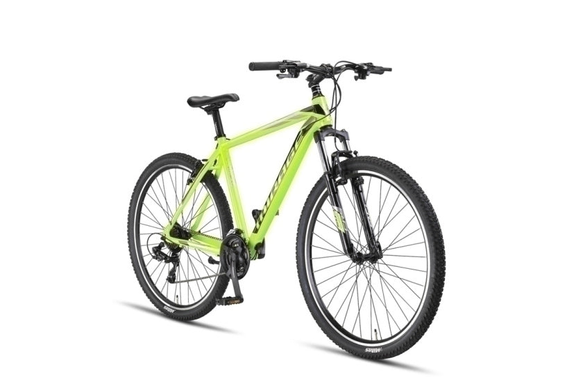 Mirage Oversized MTB 29 Inch 50 cm Unisex 21SP Rim Brakes Lime/Black,
